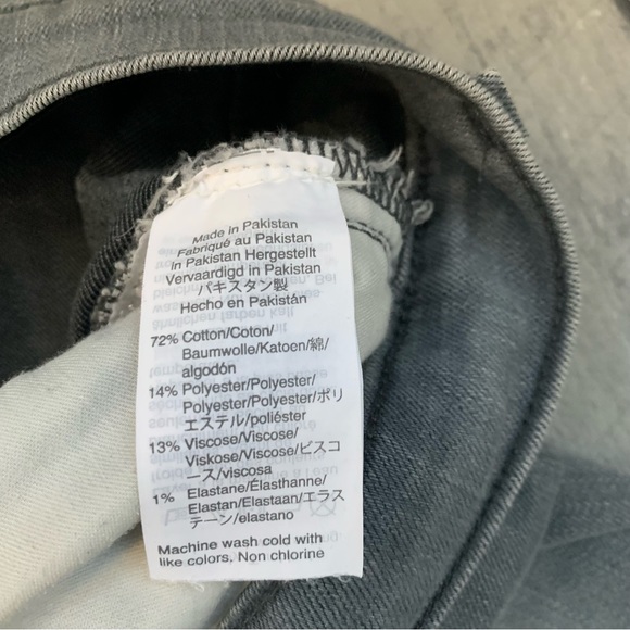 J Crew Factory High Rise Skinny Jean in Ash Grey Wash Size 29 1552 - Picture 7 of 11